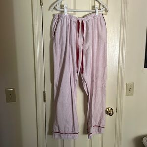 Noble mount Warm 100% cotton flannel pajamas with satin trim